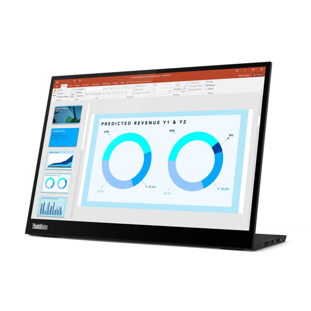 Lenovo ThinkVision M14d Monitor – Plug in and go