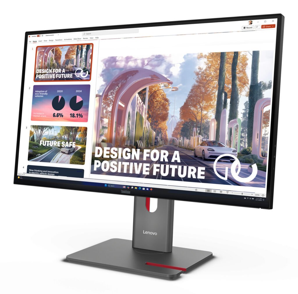 Lenovo ThinkVision P27QD-40 Monitor – 350 nits · 98%