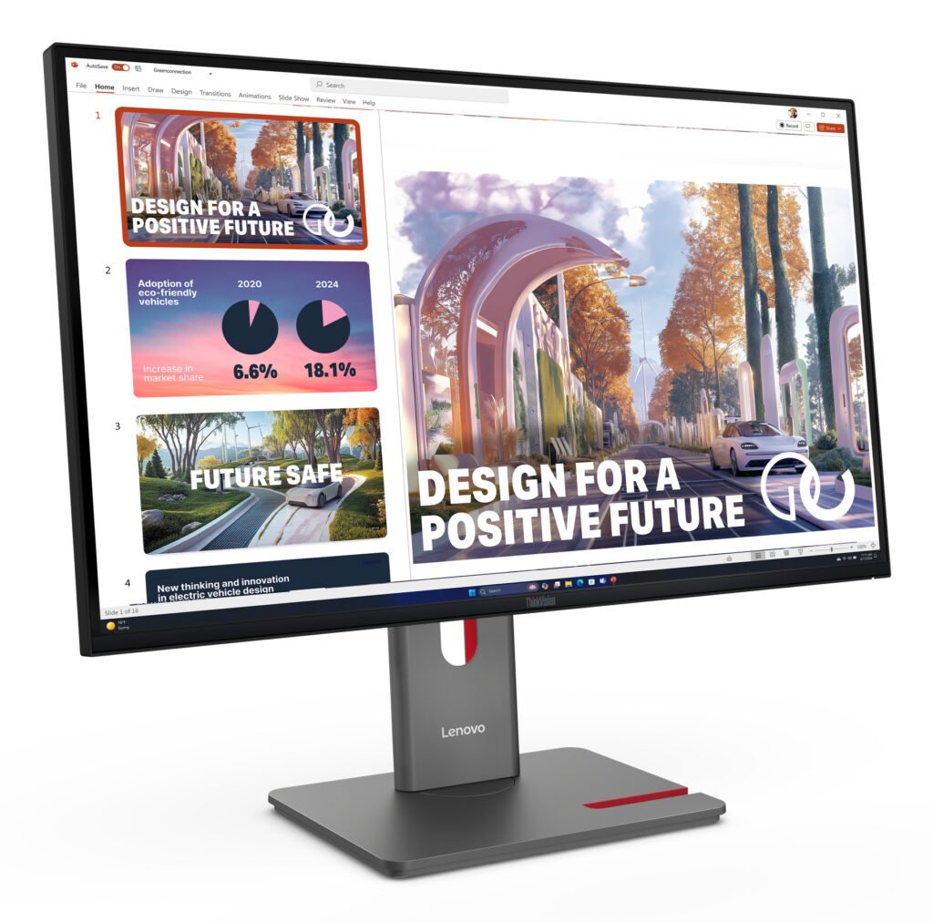 Lenovo ThinkVision P27QD-40 Monitor – Plug in and go
