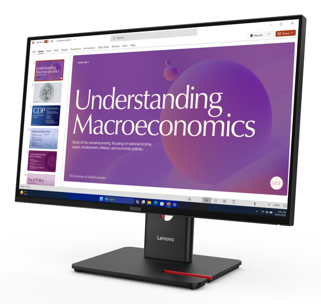Lenovo ThinkVision T24D-40 Monitor – 23.8" Full HD