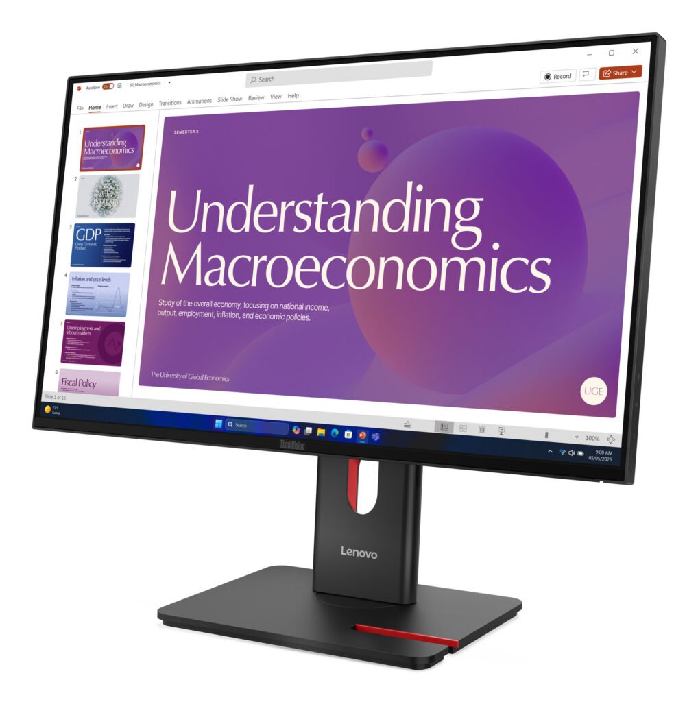 Lenovo ThinkVision T24D-40 Monitor – 250 nits · 99%