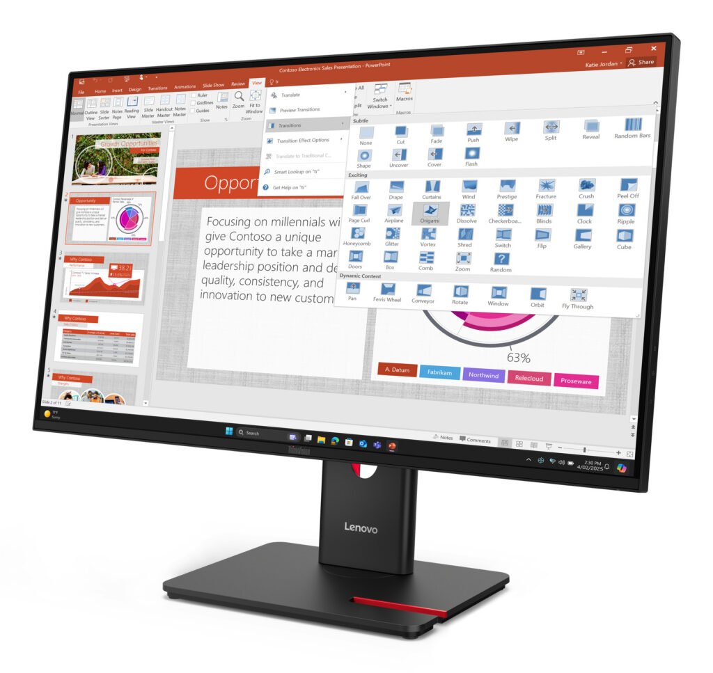Lenovo ThinkVision T27-40 Monitor – 27" Full HD