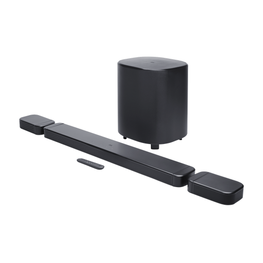 JBL Bar 700MK2 - Black - 7.1 channel soundbar system with detachable speakers, Dolby Atmos® and DTS Virtual:X® - Hero