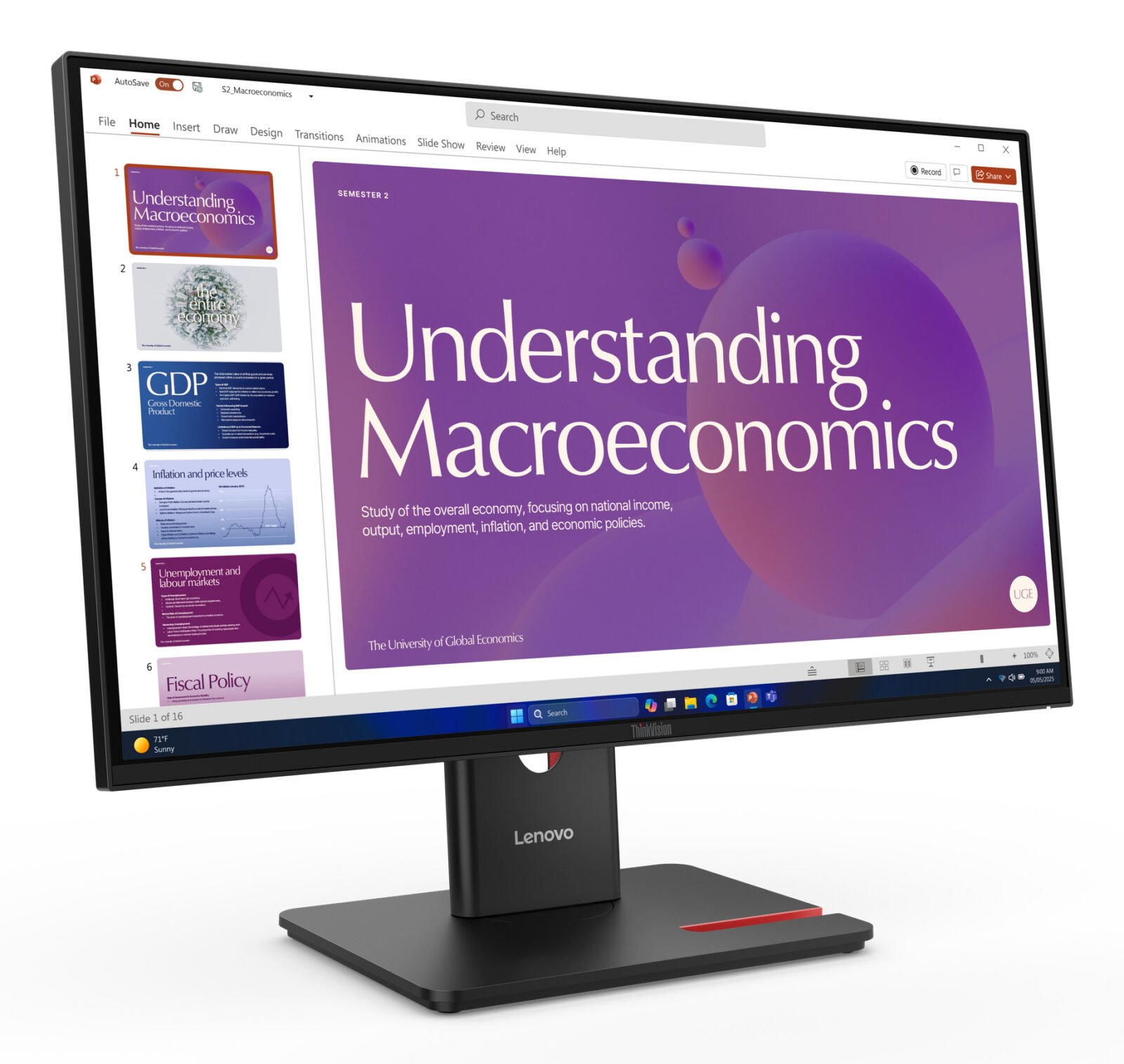 Lenovo ThinkVision T24D-40 Monitor – image 4