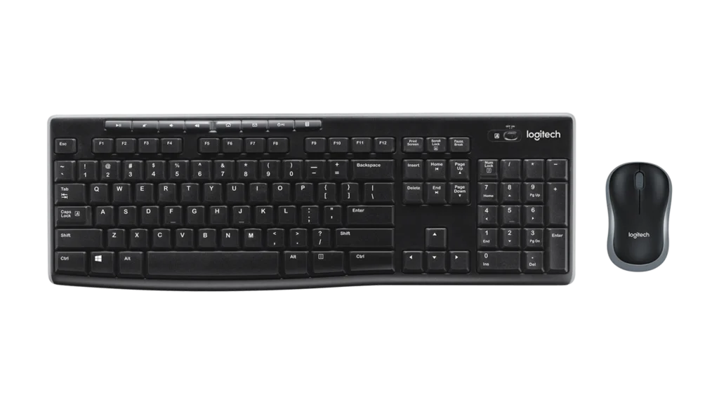 MK270 Wireless Keyboard and Mouse Combo
